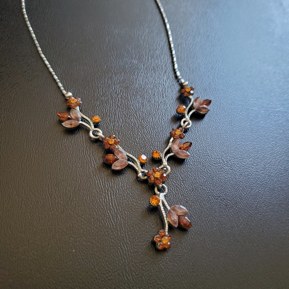 Vintage Floral Necklace